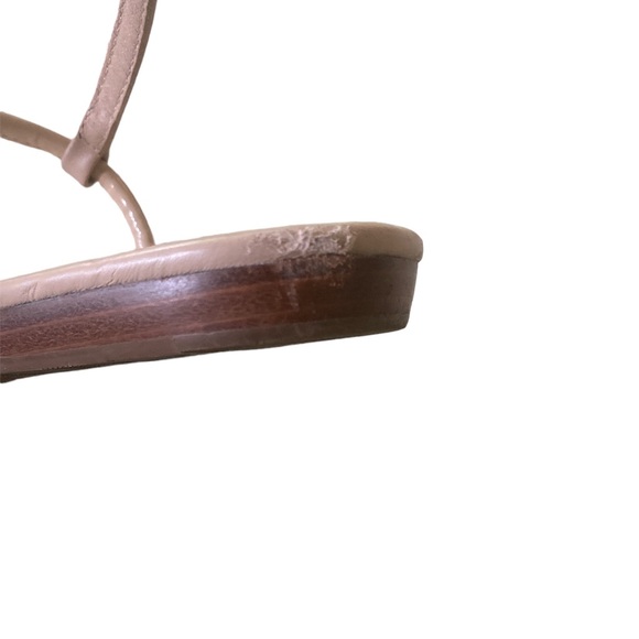 Kate Spade Tracie Gold Bow Patent Thong T-Strap Sandals - 6.5 - Picture 11 of 14